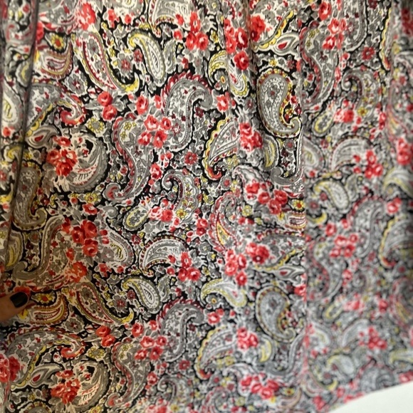 SeSe Code long Sleeve 2XL Floral Paisley Soft aand Stretchy Women's Top - Picture 6 of 8